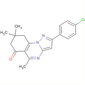 918160-39-1  Pyrazolo[1,5-a]quinazolin-6(7H)-one,2-(4-chlorophenyl)-8,9-dihydro-5,8,8-trimethyl-