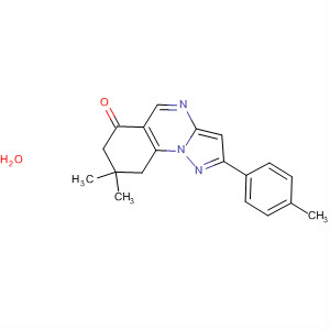 918160-42-6  Pyrazolo[1,5-a]quinazolin-6(7H)-one,8,9-dihydro-8,8-dimethyl-2-(4-methylphenyl)-, hydrate (1:1)