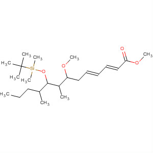 918165-19-2  2,4-Tridecadienoic acid,9-[[(1,1-dimethylethyl)dimethylsilyl]oxy]-7-methoxy-8,10-dimethyl-,methyl ester, (2E,4E,7S,8S,9R,10S)-