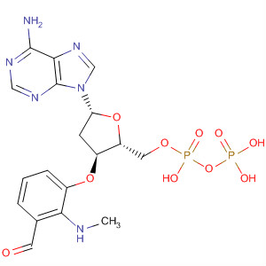 91828-83-0  Adenosine 5'-(trihydrogen diphosphate), 2'-deoxy-,3'-[2-(methylamino)benzoate]