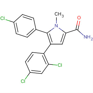 918294-12-9  1H-Pyrrole-2-carboxamide,5-(4-chlorophenyl)-4-(2,4-dichlorophenyl)-1-methyl-