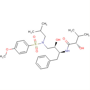 918294-80-1  Butanamide,2-hydroxy-N-[(1S,2R)-2-hydroxy-3-[[(4-methoxyphenyl)sulfonyl](2-methylpropyl)amino]-1-(phenylmethyl)propyl]-3-methyl-, (2S)-