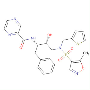 918295-47-3  4-Pyridazinecarboxamide,N-[(1S,2R)-2-hydroxy-3-[[(5-methyl-4-isoxazolyl)sulfonyl](2-thienylmethyl)amino]-1-(phenylmethyl)propyl]-