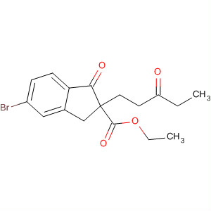 918299-46-4  1H-Indene-2-carboxylic acid,5-bromo-2,3-dihydro-1-oxo-2-(3-oxopentyl)-, ethyl ester