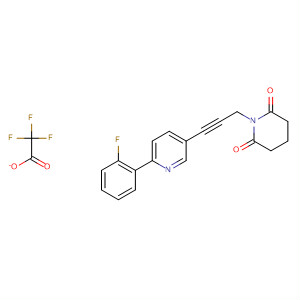918305-22-3  2,6-Piperidinedione, 1-[3-[6-(2-fluorophenyl)-3-pyridinyl]-2-propyn-1-yl]-,2,2,2-trifluoroacetate (1:1)