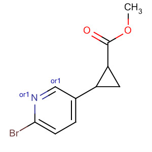 918305-71-2  Cyclopropanecarboxylic acid, 2-(6-bromo-3-pyridinyl)-, methyl ester,(1R,2R)-rel-