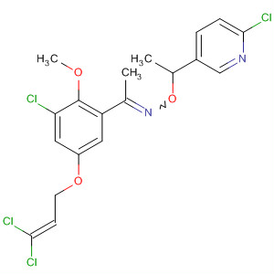 918311-17-8  Ethanone,1-[3-chloro-5-[(3,3-dichloro-2-propen-1-yl)oxy]-2-methoxyphenyl]-,O-[1-(6-chloro-3-pyridinyl)ethyl]oxime
