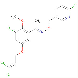 918311-23-6  Ethanone,1-[3-chloro-5-[(3,3-dichloro-2-propen-1-yl)oxy]-2-methoxyphenyl]-,O-[(6-chloro-3-pyridinyl)methyl]oxime