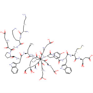 918312-77-3  L-Aspartic acid,L-lysyl-L-lysyl-L-a-glutamylglycyl-L-prolyl-L-tryptophyl-L-leucyl-L-a-glutamyl-L-a-glutamyl-L-a-glutamyl-L-a-glutamyl-L-a-glutamyl-L-alanyl-L-tyrosylglycyl-L-tryptophyl-L-methionyl-