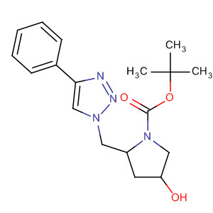 918313-62-9  1-Pyrrolidinecarboxylic acid,4-hydroxy-2-[(4-phenyl-1H-1,2,3-triazol-1-yl)methyl]-, 1,1-dimethylethylester, (2S,4R)-