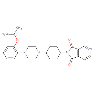 918314-05-3  1H-Pyrrolo[3,4-c]pyridine-1,3(2H)-dione,2-[4-[4-[2-(1-methylethoxy)phenyl]-1-piperazinyl]cyclohexyl]-