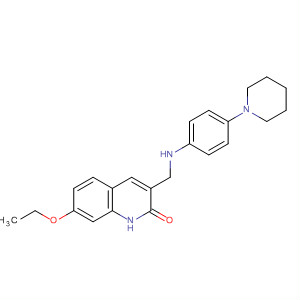 911105-92-5  2(1H)-Quinolinone, 7-ethoxy-3-[[[4-(1-piperidinyl)phenyl]amino]methyl]-
