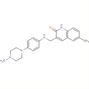 911106-24-6  2(1H)-Quinolinone,6-methyl-3-[[[4-(4-methyl-1-piperazinyl)phenyl]amino]methyl]-