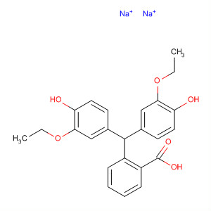 911212-94-7  Benzoic acid, 2-[bis(3-ethoxy-4-hydroxyphenyl)methyl]-, disodium salt