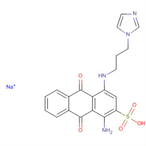 911239-26-4  2-Anthracenesulfonic acid,1-amino-9,10-dihydro-4-[[3-(1H-imidazol-1-yl)propyl]amino]-9,10-dioxo-, monosodium salt