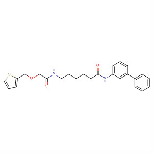 911358-71-9  Hexanamide, N-[1,1'-biphenyl]-3-yl-6-[[(2-thienylmethoxy)acetyl]amino]-