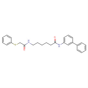 911358-92-4  Hexanamide, N-[1,1'-biphenyl]-3-yl-6-[[(phenylthio)acetyl]amino]-