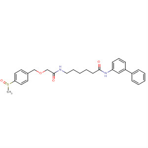 911359-05-2  Hexanamide,N-[1,1'-biphenyl]-3-yl-6-[[[[4-(methylsulfinyl)phenyl]methoxy]acetyl]amino]-