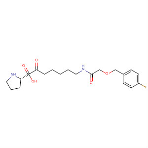 911361-91-6  L-Proline, 1-[6-[[[(4-fluorophenyl)methoxy]acetyl]amino]-1-oxohexyl]-