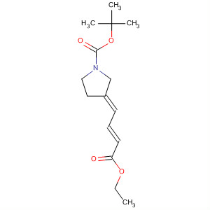 911362-92-0  1-Pyrrolidinecarboxylic acid, 3-[(2E)-4-ethoxy-4-oxo-2-butenylidene]-,1,1-dimethylethyl ester, (3E)-