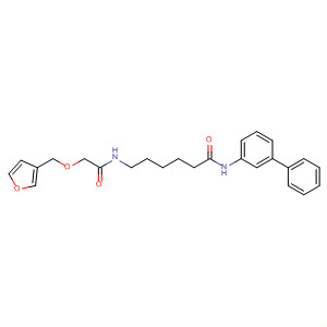 911365-38-3  Hexanamide, N-[1,1'-biphenyl]-3-yl-6-[[(3-furanylmethoxy)acetyl]amino]-
