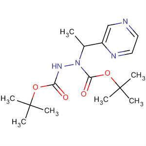 911391-81-6  1,2-Hydrazinedicarboxylic acid, 1-(1-pyrazinylethyl)-,bis(1,1-dimethylethyl) ester