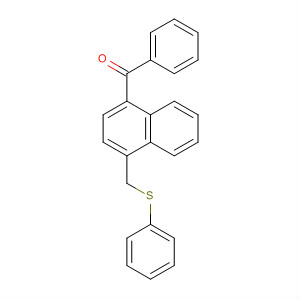 911495-11-9  Methanone, phenyl[4-[(phenylthio)methyl]-1-naphthalenyl]-