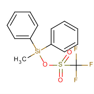 91158-37-1  Methanesulfonic acid, trifluoro-, methyldiphenylsilyl ester