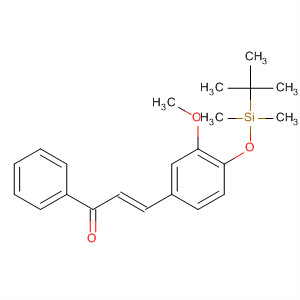 911682-20-7  2-Propen-1-one,3-[4-[[(1,1-dimethylethyl)dimethylsilyl]oxy]-3-methoxyphenyl]-1-phenyl-,(2E)-