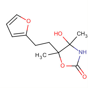 911689-37-7  2-Oxazolidinone, 5-[2-(2-furanyl)ethyl]-4-hydroxy-4,5-dimethyl-