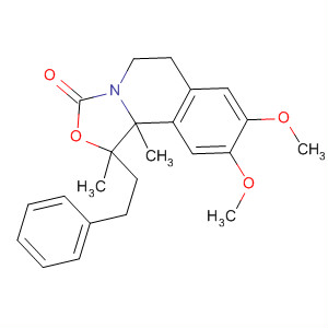 911689-61-7  3H-Oxazolo[4,3-a]isoquinolin-3-one,1,5,6,10b-tetrahydro-8,9-dimethoxy-1,10b-dimethyl-1-(2-phenylethyl)-