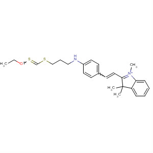 911710-64-0  3H-Indolium,2-[2-[4-[[2-[(ethoxythioxomethyl)thio]ethyl]methylamino]phenyl]ethenyl]-1,3,3-trimethyl-
