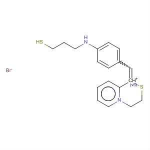 911713-61-6  1H-Pyrido[2,1-c][1,4]thiazinium,3,4-dihydro-1-[[4-[(2-mercaptoethyl)methylamino]phenyl]methylene]-,bromide