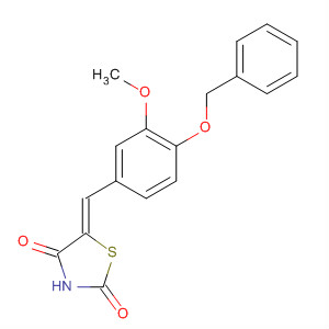 911714-25-5  2,4-Thiazolidinedione,5-[[3-methoxy-4-(phenylmethoxy)phenyl]methylene]-, (5Z)-