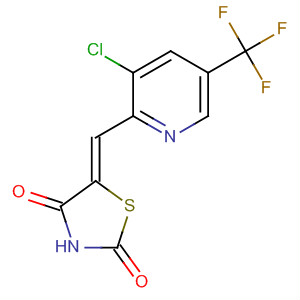 911714-39-1  2,4-Thiazolidinedione,5-[[3-chloro-5-(trifluoromethyl)-2-pyridinyl]methylene]-, (5Z)-