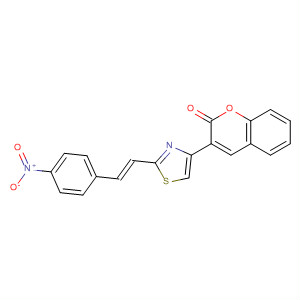 911716-95-5  2H-1-Benzopyran-2-one,3-[2-[(1E)-2-(4-nitrophenyl)ethenyl]-4-thiazolyl]-