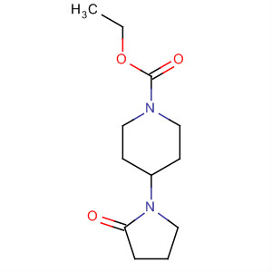 911717-91-4  1-Piperidinecarboxylic acid, 4-(2-oxo-1-pyrrolidinyl)-, ethyl ester