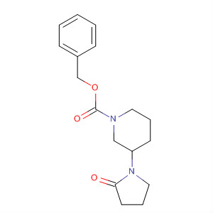 911718-13-3  1-Piperidinecarboxylic acid, 3-(2-oxo-1-pyrrolidinyl)-, phenylmethylester