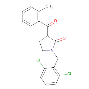 911718-72-4  2-Pyrrolidinone, 1-[(2,6-dichlorophenyl)methyl]-3-(2-methylbenzoyl)-