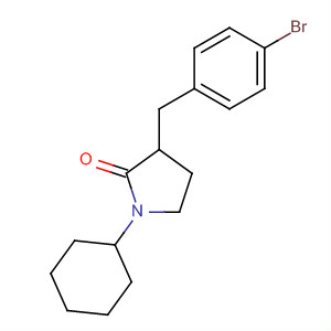 911719-30-7  2-Pyrrolidinone, 3-[(4-bromophenyl)methyl]-1-cyclohexyl-