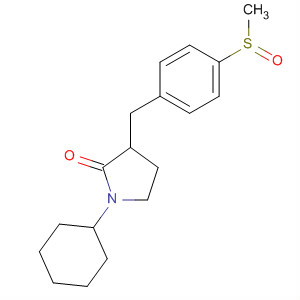 911719-36-3  2-Pyrrolidinone, 1-cyclohexyl-3-[[4-(methylsulfinyl)phenyl]methyl]-
