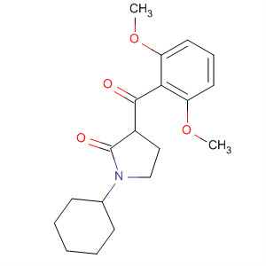 911719-52-3  2-Pyrrolidinone, 1-cyclohexyl-3-(2,6-dimethoxybenzoyl)-