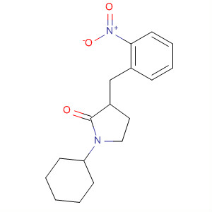 911719-71-6  2-Pyrrolidinone, 1-cyclohexyl-3-[(2-nitrophenyl)methyl]-