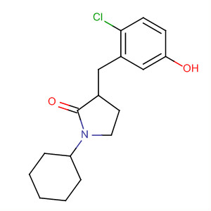 911721-47-6  2-Pyrrolidinone, 3-[(2-chloro-5-hydroxyphenyl)methyl]-1-cyclohexyl-