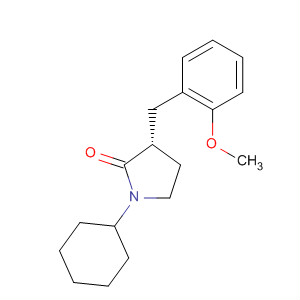 911722-09-3  2-Pyrrolidinone, 1-cyclohexyl-3-[(2-methoxyphenyl)methyl]-, (3R)-