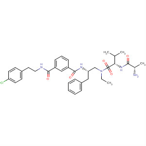 911787-72-9  L-Valinamide,N-[(2S)-2-[[3-[[[2-(4-chlorophenyl)ethyl]amino]carbonyl]benzoyl]amino]-3-phenylpropyl]-L-alanyl-N-ethyl-