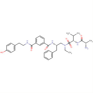 911787-73-0  L-Valinamide,N-[(2S)-2-[[3-[[[2-(4-hydroxyphenyl)ethyl]amino]carbonyl]benzoyl]amino]-3-phenylpropyl]-L-alanyl-N-ethyl-