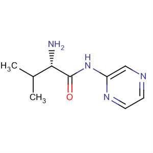911791-09-8  Butanamide, 2-amino-3-methyl-N-pyrazinyl-, (2S)-