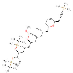911834-95-2  2,4,11-Trioxa-12-silatetradec-6-ene,5-[(4S)-5-[(2R,6R)-3,6-dihydro-6-[3-(trimethylsilyl)-2-propynyl]-2H-pyran-2-yl]-4-methyl-2-methylenepentyl]-9-[[(1,1-dimethylethyl)dimethylsilyl]oxy]-10-ethenyl-12,12,13,13-tetramethyl-, (5S,6E,9S,10S)-