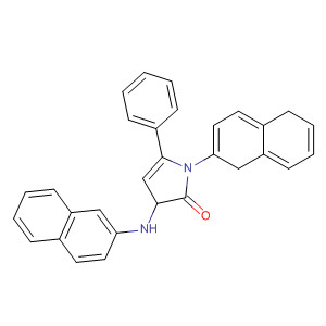912271-05-7  2H-Pyrrol-2-one,1,5-dihydro-1-(2-naphthalenyl)-3-(2-naphthalenylamino)-5-phenyl-